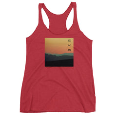 CVR Sunset SFELV CVR Collection Short Sleeve Women’s Tank Top - California Vegan Republic Spring/Summer 2019