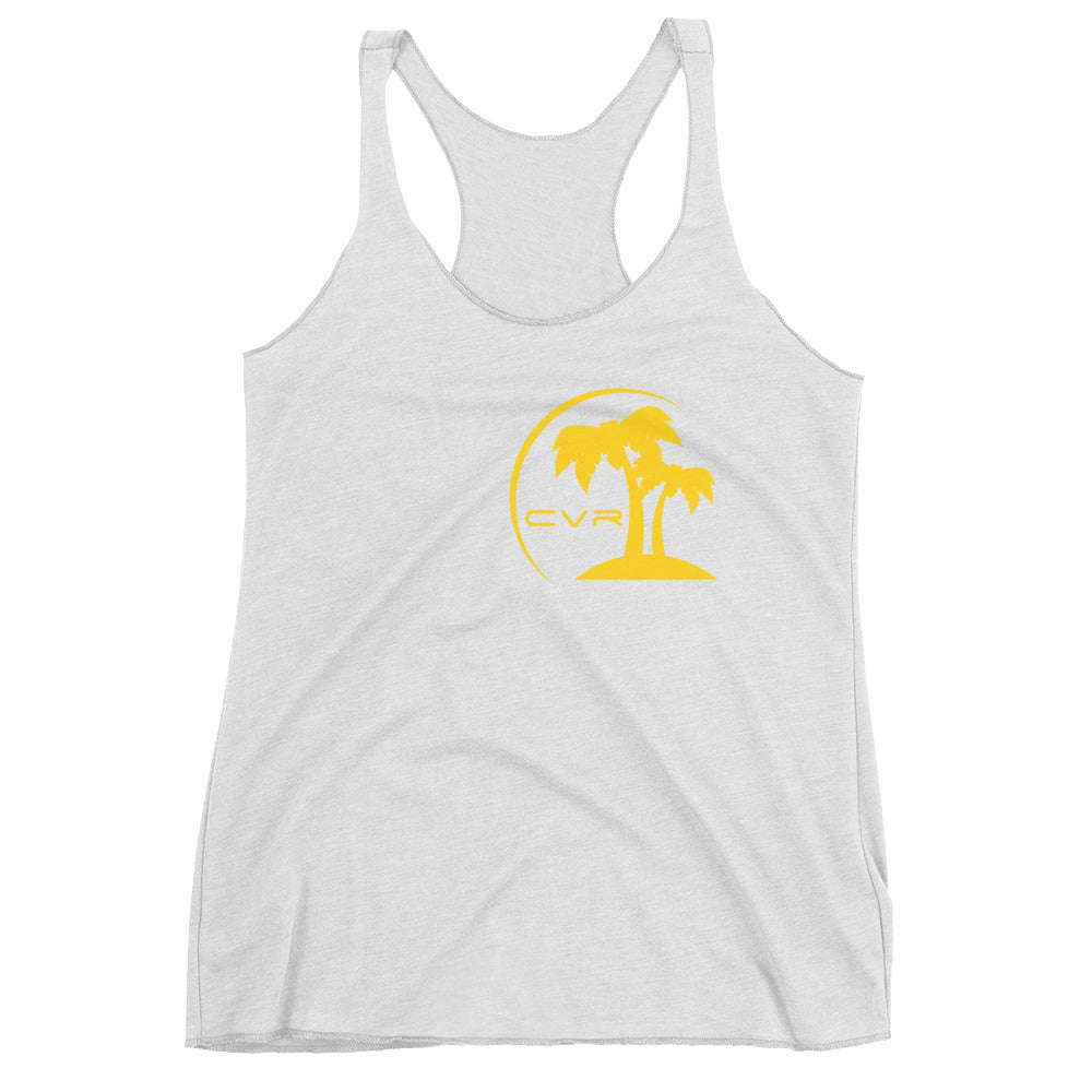 California Vegan Republic CVR Double Palm Women's Tank Top SFELV Spring/Summer 2019