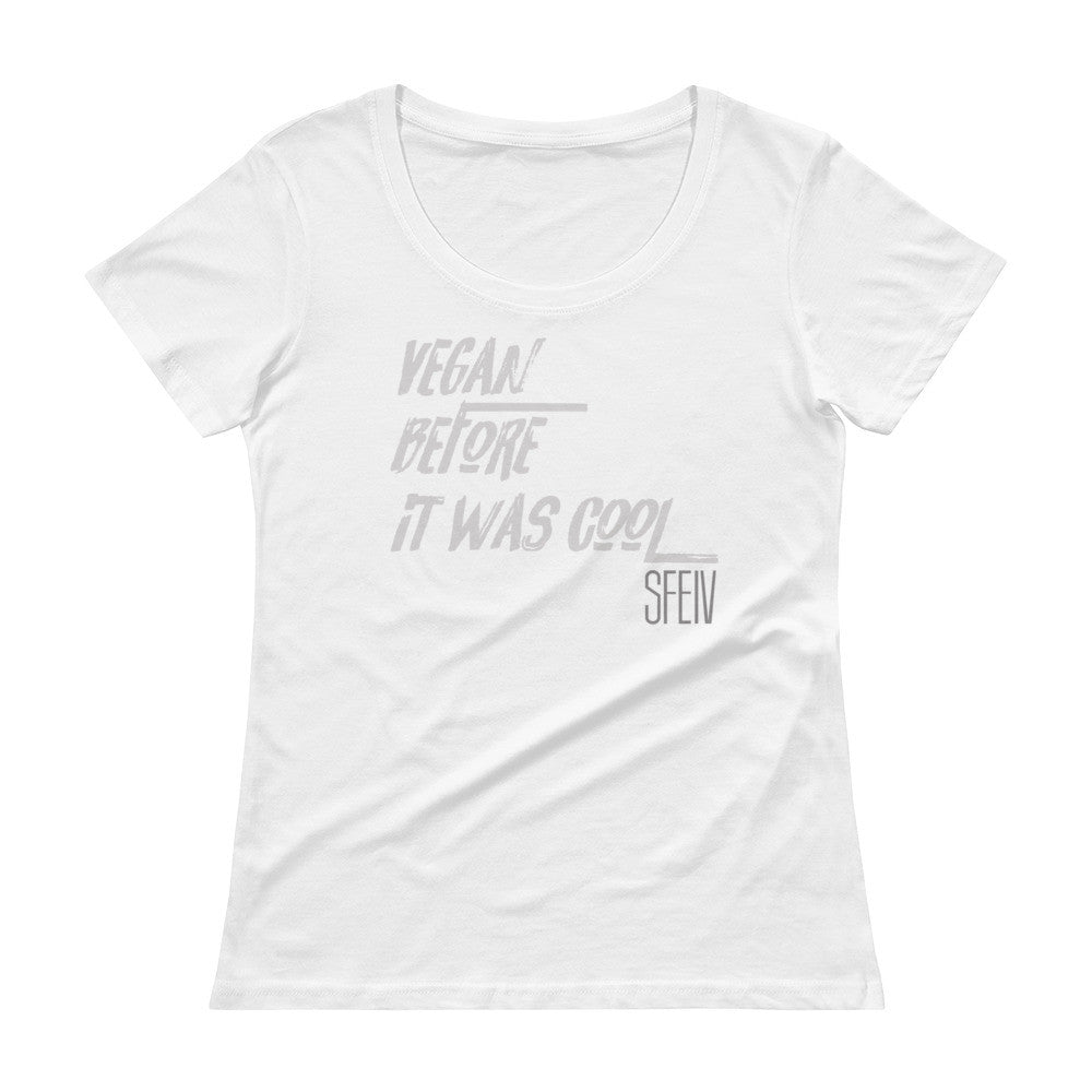 Vegan Before It Was Cool SFELV Women's Scoopneck T-Shirt