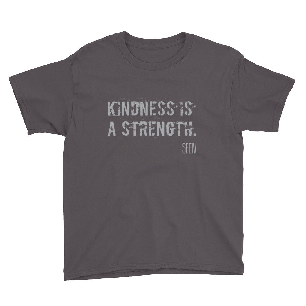 Kindness Is A Strength SFELV Boy's Short Sleeve T-Shirt