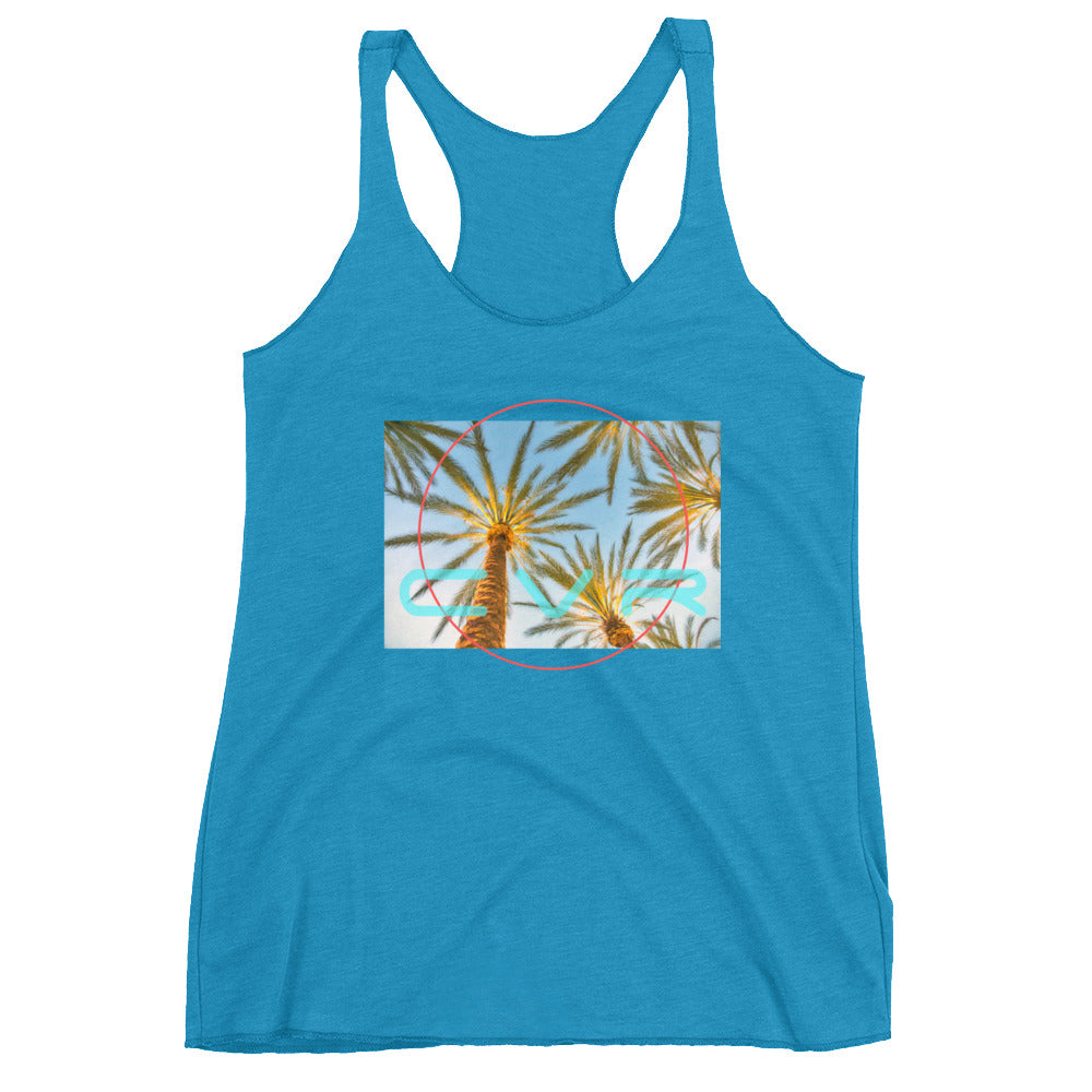 California Vegan Republic CVR Summer Palm Women's Tank Top SFELV Spring/Summer 2019