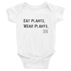 Eat Plants. Wear Plants. SFELV Infant Bodysuit