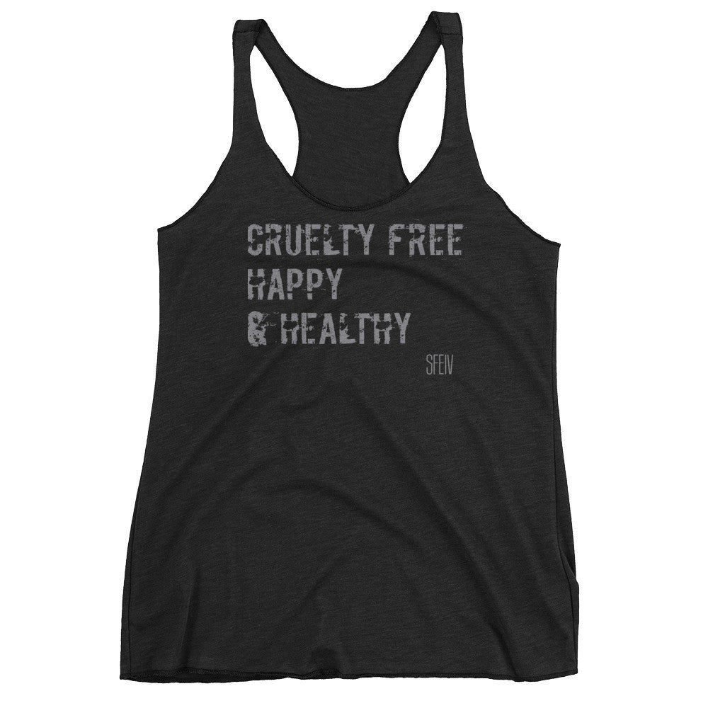 Cruelty Free, Happy & Healthy SFELV Women's tank top