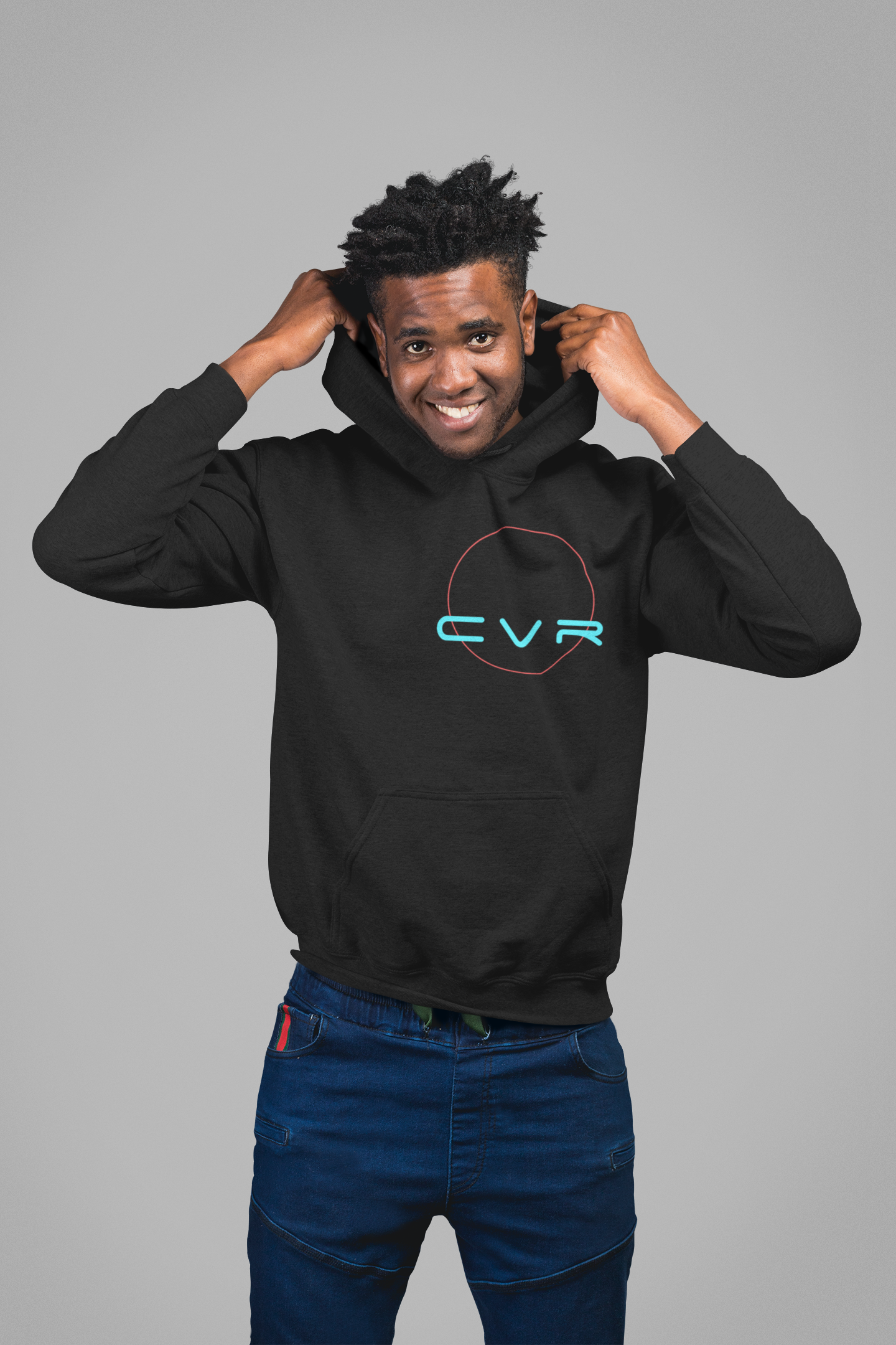 CVR LOGO SFElV Unisex Hooded Sweatshirt California Vegan Republic