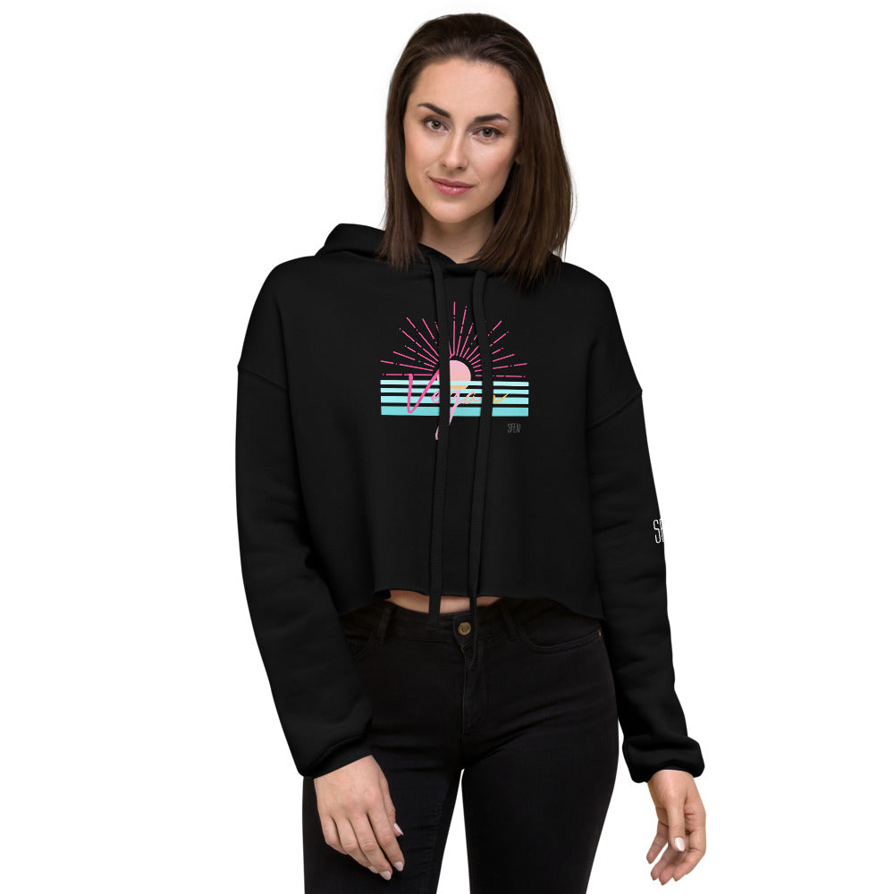 Vegan SFElV Women's Crop Hoodie Sweatshirt