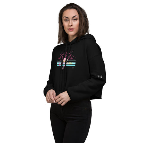 Vegan SFElV Women's Crop Hoodie Sweatshirt