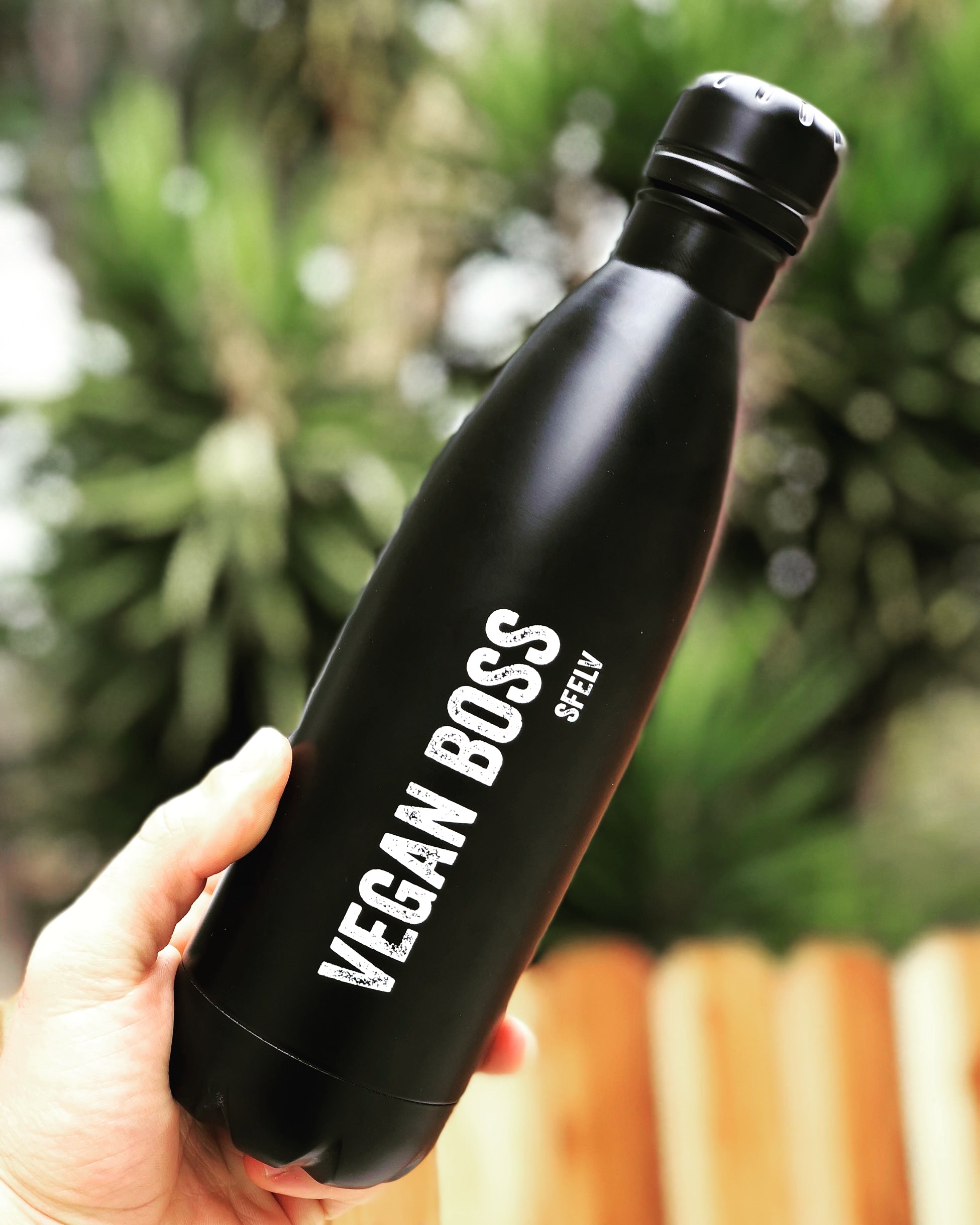 Vegan Boss Water Bottle SFElV
