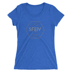 SFELV Eat Plants. Wear Plants. California Hexagon Women's short sleeve t-shirt