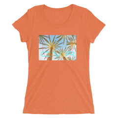 CVR Summer Palm SFELV CVR Collection Short Sleeve Women’s t-shirt - California Vegan Republic Spring/Summer 2019