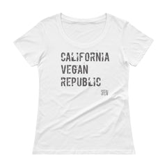 California Vegan Republic SFELV Women's Scoopneck T-Shirt