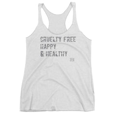 Cruelty Free, Happy & Healthy SFELV Women's tank top