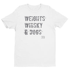 Weights, Whisky & Dogs SFELV Short sleeve men's t-shirt