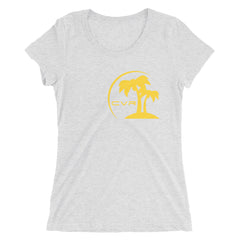 CVR Gold Double Palm SFELV CVR Collection Short Sleeve Women’s t-shirt - California Vegan Republic Spring/Summer 2019