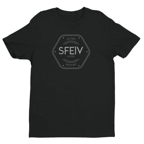 SFELV Eat Plants. Wear Plants. California Hexagon Short sleeve men's t-shirt