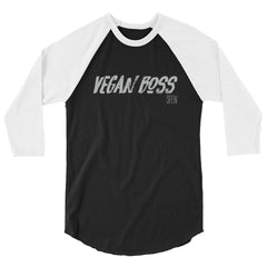 VEGAN BOSS SFElV Men's 3/4 sleeve raglan shirt