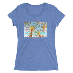 CVR Summer Palm SFELV CVR Collection Short Sleeve Women’s t-shirt - California Vegan Republic Spring/Summer 2019