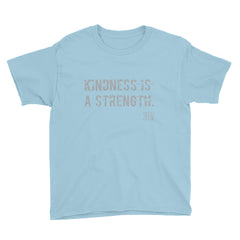 Kindness Is A Strength SFELV Boy's Short Sleeve T-Shirt