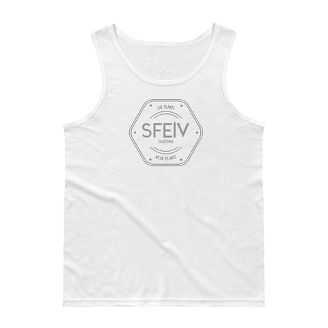 SFELV Eat Plants. Wear Plants. California Hexagon Men's Tank Top