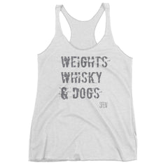 Weights, Whisky & Dogs SFElV Women's tank top