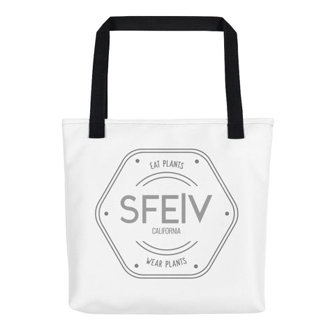 SFELV Eat Plants. Wear Plants. California Hexagon Tote bag