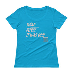 Vegan Before It Was Cool SFELV Women's Scoopneck T-Shirt
