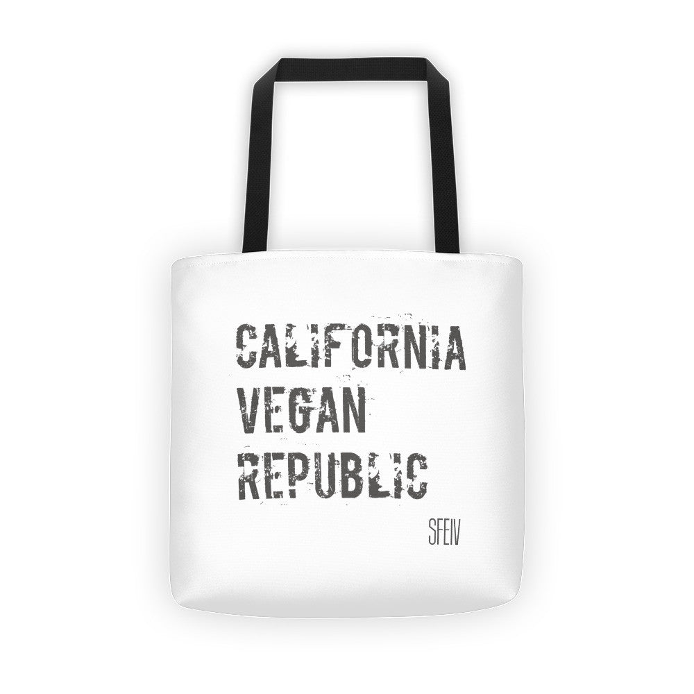 California Vegan Republic SFELV Tote bag