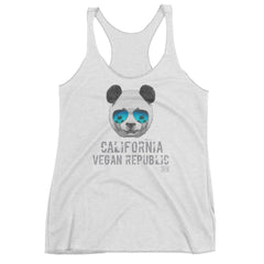 California Vegan Republic Panda SFElV Women's tank top