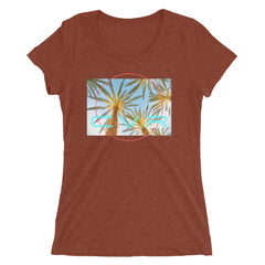 CVR Summer Palm SFELV CVR Collection Short Sleeve Women’s t-shirt - California Vegan Republic Spring/Summer 2019