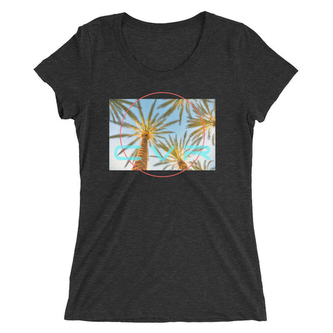 CVR Summer Palm SFELV CVR Collection Short Sleeve Women’s t-shirt - California Vegan Republic Spring/Summer 2019